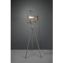 Trio 409000167 állólámpa Ivar 1x40W | E27 | IP20 - lábkapcsoló, állítható magasságú, nikkel
