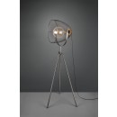 Trio 409000167 állólámpa Ivar 1x40W | E27 | IP20 - lábkapcsoló, állítható magasságú, nikkel