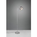 Trio 413300107 állólámpa Fletcher 1x10W | E14 - rugalmas kar, kapcsoló a testen, nikkel