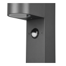 Trio 414260142 kerti oszloplámpa mozgásérzékelővel Roya 1x35W | GU10 | IP44 - antracit