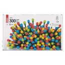 Emos D5AM04 karácsonyi fényfüzér Cherry 30m 300 LED | 6W | IP44 - többszínű időzítő, zöld
