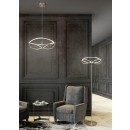 Trio 421210108 Charivari LED állólámpa 1x31W | 3700lm | 3000K | IP20 - fényerő-szabályozási funkció, lábkapcsoló, sárgaréz