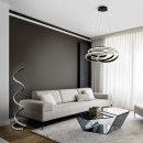 Trio 426219132 LED állólámpa Nuria/Yara 1x34W | 4000lm | 2300+3000+4000K - lábkapcsoló, szabályozható, fekete