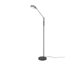 Trio 426510142 LED állólámpa Franklin 1x6,5W | 650lm | 2700+3200+4000K - memóriafunkció, állítható színhőmérséklet, szabályozható, antracit