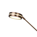 Trio 426510204 LED állólámpa Franklin 1x35W+6,5W | 4100lm+650lm | 2700+3200+4000K - memóriafunkció, külön kapcsolók, állítható színhőmérséklet, szabályozható, sárgaréz