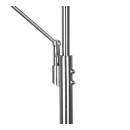 Trio 426510207 LED állólámpa Franklin 1x35W+6,5W | 4100lm+650lm | 2700+3200+4000K - memória funkció, külön kapcsolók, állítható világítási hőmérséklet, szabályozható, matt nikkel