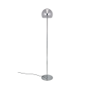 Trio T431610106 LED állólámpa FLYNT  | 11W integrált LED forrás | 1x1150lm | 2300+3000+4000K | kapcsolóval | fényerőszabályzó | króm | átlátszó