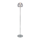 Trio T431610106 LED állólámpa FLYNT  | 11W integrált LED forrás | 1x1150lm | 2300+3000+4000K | kapcsolóval | fényerőszabályzó | króm | átlátszó