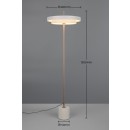 Trio T440210176 LED mennyezeti függőlámpa KEATON  | 21W integrált LED forrás | 1x2400lm | 2300+3000+4000K | kapcsolóval | fényerőszabályzó | szürke