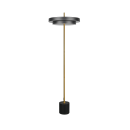 Trio T440210180 LED állólámpa KEATON  | 21W integrált LED forrás | 1x2400lm | 2300+3000+4000K | kapcsolóval | fényerőszabályzó | fekete | aranyszínű