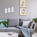 Rabalux 4480 mennyezeti függőlámpa Panthea 3x40W | E27 - arany, fehér