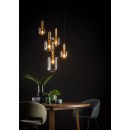 Lucide 45494/15/65 mennyezeti függőlámpa Joanet 5x40W | E27 - füstszürke, üveg