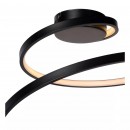 Lucide 46199/25/30 LED mennyezetre szerelhető  lámpa Maxence 1x24W | 1140lm | 3000K - fekete, szabályozható