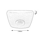 Rabalux 4682 LED mennyezeti lámpa Murry 1x18W | 1350lm | 3000-6000K | RGB - távirányító, időzítő, szabályozható, fehér
