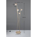 Trio 469000443 állólámpa CODA | 10W GX53 | kapcsolóval