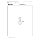 Lucide L135423031 asztali lámpa MOMORO  E14