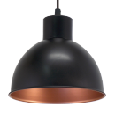 Eglo VINTAGE 49238 TRURO 1 Függőlámpa fekete-réz 1X60W