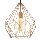 Eglo VINTAGE 49258 Függőlámpa CARLTON réz 1X60W