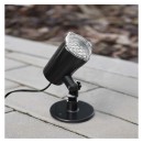 Emos DCPC04 LED dekorációs kivetítő - hópelyhek 3.6W | IP44 - hideg fehér, forgó fény, fekete