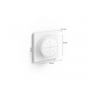 Philips Hue 8719514440999 Hue Tap Dial Switch intelligens távirányító - fehér, CR2032 elemmel