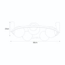 Zuma Line 002177-026169 mennyezetre szerelhető lámpa ORBIT E27