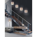 Trio 511400132 asztali lámpa Burton 1x28W | E14 - billenőkapcsoló, fehér, fekete
