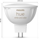 Philips Hue  8719514491403 LED intelligens izzó | 6,3W GU5.3 | 400lm | 2200-6500+RGBK