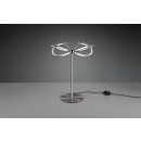 Trio 521210107 LED asztali lámpa Charivari 1x 20W | 2500lm | 3000K | IP20 - kábelkapcsoló, fényerő-szabályozási funkció, nikkel