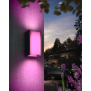 Philips Hue  8721103118578 LED kültéri oszloplámpa Turaco  | 8W integrált LED forrás | 1100lm | 2000-6500K | rgb - színes | fényerőszabályzó | antracit
