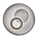 Rabalux 5230 LED mennyezeti lámpa Celinda 1x40W | 2000lm | 4000K - króm, fehér