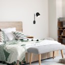 Rabalux 5242 fali lámpa Egon 1x40W | E14 - fekete