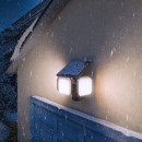Philips 8721103105431 LED napelemes kültéri fali lámpa Zyren  | 25W integrált LED forrás | 4000lm | 3000K | fekete