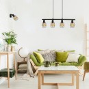 Rabalux 5281 fali lámpa Indiana 1x25W | E14 - fekete