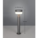 Trio T530561142 LED kerti oszloplámpa MACKENZIE  | 8W integrált LED forrás | 800lm | 3000K