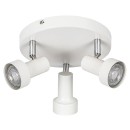 Rabalux 5356 mennyezetre szerelhető spotlámpa Konrad 3x50W | GU10 - fehér