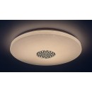 Rabalux 5365 LED mennyezeti lámpa Ophelia 1x40W | 3200lm | 3000-6500K | RGB - szabályozható, távirányító, időzítő, éjszakai világítás, Wi-Fi, csillaghatás, króm, fehér