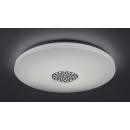 Rabalux 5365 LED mennyezeti lámpa Ophelia 1x40W | 3200lm | 3000-6500K | RGB - szabályozható, távirányító, időzítő, éjszakai világítás, Wi-Fi, csillaghatás, króm, fehér