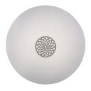 Rabalux 5365 LED mennyezeti lámpa Ophelia 1x40W | 3200lm | 3000-6500K | RGB - szabályozható, távirányító, időzítő, éjszakai világítás, Wi-Fi, csillaghatás, króm, fehér