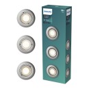 Philips 8721103036995 süllyeszthető lámpakészlet Peridot GU10 | króm