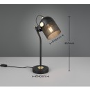 Trio T548200132 asztali lámpa MIXA  | 10W E27 | kapcsolóval | fekete