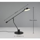 Trio T549010132 LED asztali lámpa MANDURO  | 6W integrált LED forrás | 560lm | 2700-6500K