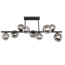 Globo 56133-9D LED mennyezetre szerelhető lámpa Riha 9x3W | 720lm | G9 | 3000K - fekete, füst