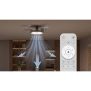Philips 8721103096081 LED ventilátor világítással Atlas  | 35W integrált LED forrás | 4500lm | 2700-6500K | fényerőszabályzó | távirányítás | króm
