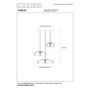 Lucide L104130372 mennyezeti függőlámpa YUNKAI  E27