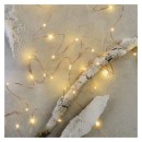 Emos D3AW01 karácsonyi nano fényfüzér 4m 40 LED | 2,4W | IP44 - meleg fehér, időzítő, réz