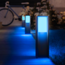 Philips Hue  8721103118455 LED kültéri oszloplámpa Turaco  | 8W integrált LED forrás | 1100lm | 2000-6500K | rgb - színes | fényerőszabályzó | antracit