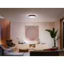 Philips Hue 41160/30/P6 LED mennyezeti lámpa Enrave L + Hue Switch 1x33,5W | 4300lm | 2200-6500K - szabályozható, Bluetooth, White Ambiance, fekete