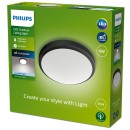 Philips 8719514417892 LED kültéri mennyezeti lámpa Doris 1x6W | 640lm | 4000K | IP54 - EyeComfort, fekete
