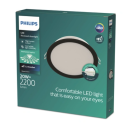 Philips 8721103131393 LED süllyeszthető lámpa MESON | 20W integrált LED forrás | 1500lm | 4000K | fekete