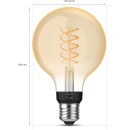 Philips Hue white 8719514343009 LED intelligens izzó | 7W E27 | 550lm | 2100K